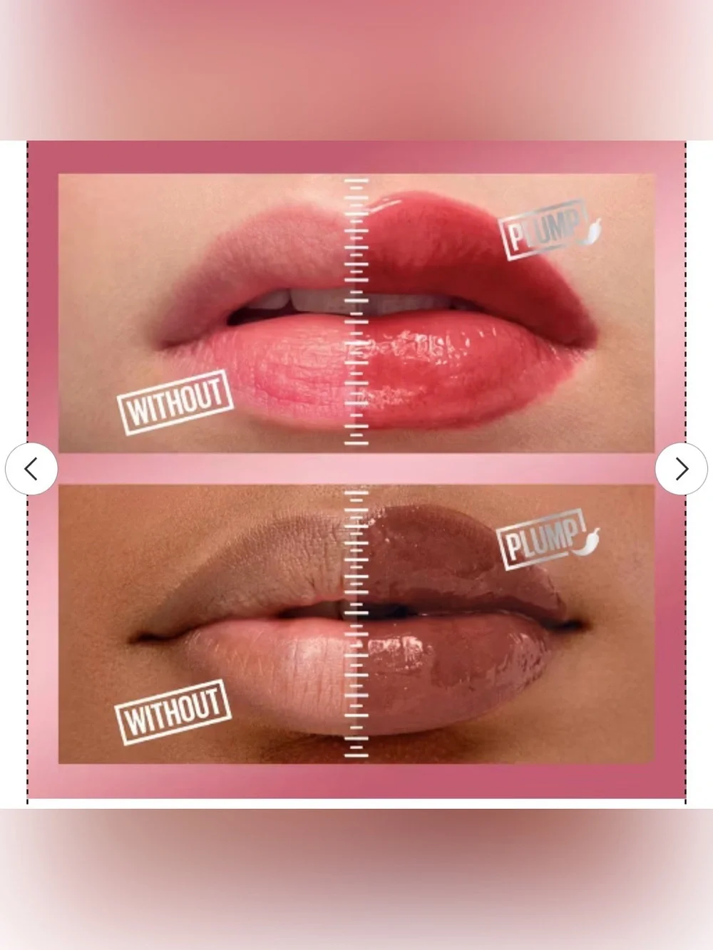 Maybelline Bundle | LIFTER PLUMP Maxi-Lip + Chili Pepper Red Flag + Hot Chili 2
